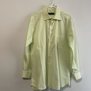 Ingram Button Down Collared Dress Shirt Size 17/43